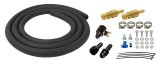 Derale Remote Transmission Cooler Mounting Kits 13020 Mount Kit, Cooler, Plastic, Black, 5/16 in. x 10 ft. Line, Hardware, Kit thumbnail 1