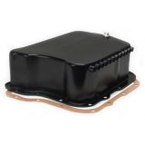 Derale Transmission Pans 14210 Pan Cooler, 4 in. Deep, Steel, Black, Dodge, Each thumbnail 1