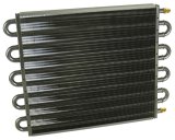 Derale 7000 Series Tube and Fin Transmission Coolers 13315 Cooler, Fin, Aluminum, -6 AN Male Fittings, 12.625 in. x 17.5 in., x 0.750 in., Kit thumbnail 2