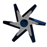 Derale Hi Performance Aluminum Narrow Blade Flex Fans 19517 Fan, Flex-Type, High Performance, Clockwise, 17 in. Diameter, Blades/Steel Hub, Universal, Each thumbnail 1