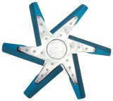 Derale Hi Performance Aluminum Narrow Blade Flex Fans 19517 Fan, Flex-Type, High Performance, Clockwise, 17 in. Diameter, Blades/Steel Hub, Universal, Each thumbnail 2