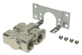 Derale Fluid Control Thermostats 25792 Remote Oil Thermostat, Aluminum, Dual 1/2 in. NPT Female Inlets, Dual 1/2 in. NPT Female Outlets, w/Bracket thumbnail 5