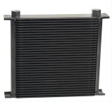 Derale Stacked Plate Fluid Coolers 53478 Cooler, Plate-Type, Aluminum, Black, 34-Row, -10 AN, 12.063 in. x 13 in. x 2 in., Each thumbnail 1