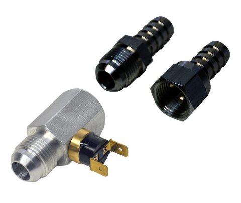 Derale Inline Fan Thermostats 15721 Control, Thermostatic, 180 Degrees On/165 Degrees Off, Kit