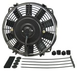 8 Inch 350 CFM Derale Dyno-Cool Straight Blade Fan 16908 Electric Fan, Single, in. Diameter, Puller, 450 cfm, Black, Plastic, Each thumbnail 3