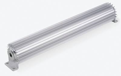 Derale Heat Sink Fluid Coolers 13250 Cooler, Transmission, Sink, Aluminum, Natural, 3 in. x 12 in. x 3 in., Each thumbnail 1