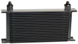 Derale Stacked Plate Fluid Coolers 51906 Cooler, Plate-Type, Aluminum, Black, 19-Row, -6 AN, 7.313 in. x 13 in. x 2 in., Each thumbnail 3