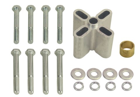 Derale Flex Fan Standard Spacers 31520 Spacer Kit, 2" long, Clear, 5/16-18 and 5/16-24 bolts included thumbnail 2