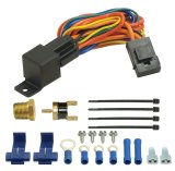 Derale Single-Stage Fan Controllers 16739 Control, Thermostatic, 180 Degrees On/170 Degrees Off, 3/8 in.-18 NPT, Universal, Kit thumbnail 4