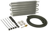 Derale Dyno-Cool Transmission Coolers 12903 Cooler, Tube and Fin, Aluminum, 11/32 in. Hose Barbs, 7.5 in. x 15.25 in., x 0.750 in., Kit thumbnail 2