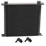 Derale Stacked Plate Fluid Coolers 53481 Stack Cooler 34 Row w/ 3/8" Swivel Hose Barb fittings thumbnail 1