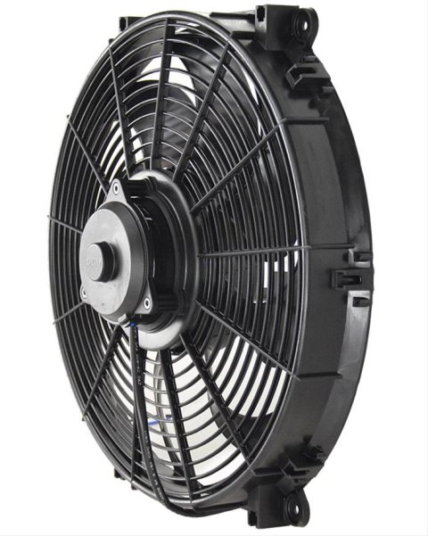 16 Inch 2,175 CFM Derale Tornado Universal Fan 16516 Electric Fan, Single, in. Diameter, Reversible, cfm, Black, Plastic, Each thumbnail 2
