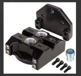 Derale Premium Engine Oil Filter Relocation Kits 35708 Adapter, Remote Mount Filter, Cast Aluminum, Black Powdercoated, 3/4 in.-16 Thread, -10 AN O-ring Inlet/Outlet, Each thumbnail 1