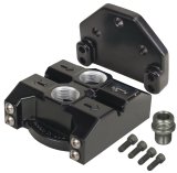 Derale Premium Engine Oil Filter Relocation Kits 35708 Adapter, Remote Mount Filter, Cast Aluminum, Black Powdercoated, 3/4 in.-16 Thread, -10 AN O-ring Inlet/Outlet, Each thumbnail 2