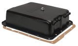 Derale Transmission Pans 14204 Pan Cooler, 3 5/8 in. Deep, Steel, Black, Chevy, Oldsmobile, Pontiac, 700 R4, 4L60, 4L60E, Each thumbnail 2