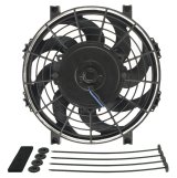 9 Inch 570 CFM Derale Tornado Universal Fan 16619 Electric Fan, Tornado, Single, in. Diameter, Reversible, cfm, Black, Plastic, Each thumbnail 3