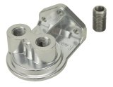 Derale Remote Filter Mounts 25044 Oil Mount, Single Filter, 1/4 in. NPT Inlet/Outlet, 3/4 in.-16 Thread Filter, Aluminum, Each thumbnail 2