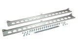 Derale Stacked Plate Fluid Cooler Mounting Kits 50022 Brackets, Mounting, Aluminum, Clear Anodized, Kit thumbnail 2