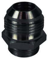 Derale AN Fittings 59012 Fitting, Adapter, to Straight Cut, Straight, Aluminum, Black Anodized, -12 AN, -10 AN, Each thumbnail 3