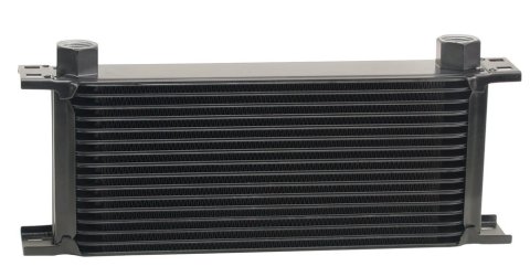 Derale Stacked Plate Fluid Coolers 51678 Cooler, Plate, 16 Rows, Aluminum, Black, -10 AN O-ring Female Threads Inlet/Outlet, Each thumbnail 2