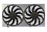 12 Inch 2,675 CFM Derale High-Output Dual RAD Fan and Shroud Kit 16850 Electric Fan, Dual, in. Diameter Fans, w/Shroud, 26.000 Width, 14.000 in. Height, thumbnail 2