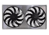 12 Inch 2,675 CFM Derale High-Output Dual RAD Fan and Shroud Kit 16850 Electric Fan, Dual, in. Diameter Fans, w/Shroud, 26.000 Width, 14.000 in. Height, thumbnail 3