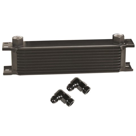 Derale Stacked Plate Fluid Coolers 51088 KIT-Stack Cooler 10 Row (-8AN 90° Swivel)