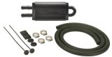 Derale Power Steering Cooler Kits 13213 Cooler, Tube and Fin, Copper/Aluminum, Black, Rubber Hose, Clamps, Kit thumbnail 2
