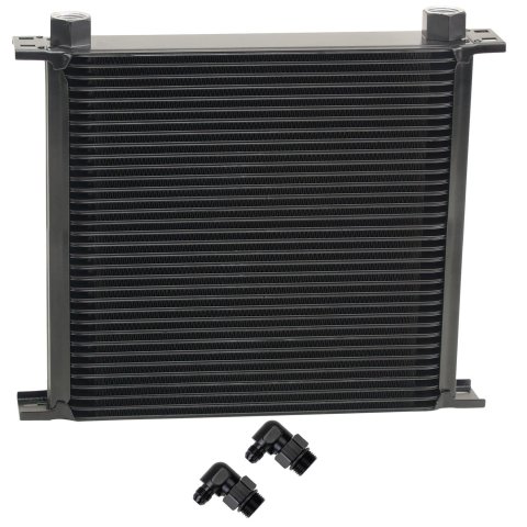 Derale Stacked Plate Fluid Coolers 53486 KIT-Stack Cooler 34 Row (-6AN 90° Swivel)