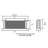 Derale Stacked Plate Fluid Coolers 54080 KIT-Stack Cooler 40 Row (-10AN 90° Swivel) thumbnail 2