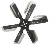Derale Heavy-Duty Flex Fans 17019 Fan, Flex-Type, Heavy-Duty, Clockwise, 19 in. Diameter, Stainless Steel Blades/Steel Hub, Universal, Each thumbnail 2