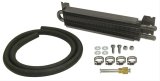 Derale Frame Rail Transmission Fluid Coolers 13222 Cooler, Transmission, Tube and Fin, Aluminum, Copper, Black, 1 1/2 in. x 12 in. x 1 1/2 in., Each thumbnail 1