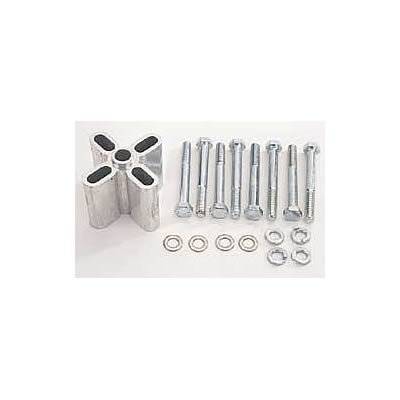 Derale Flex Fan Standard Spacers 31500 Spacer Kit, 1/2" long, Clear, 5/16-18 and 5/16-24 bolts included