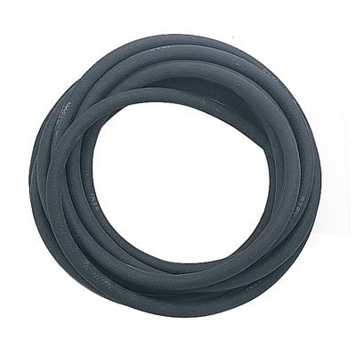 Derale Transmission Fluid Hoses 13007 Hose, Fluid, Rubber, Black, 11/32 in. Size, 25 ft. Length, Each