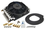 Derale Electra-Cool Remote Fluid Coolers 15900 Cooler, Transmission, Fan, Plate, Aluminum, 11.5 in. x 15.75 in. x 5.0 in., -8 AN Inlet, Outlet, Kit thumbnail 6