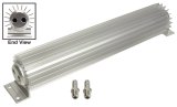 Derale Heat Sink Fluid Coolers 13261 Cooler, Type, 2-Pass, Aluminum, 17.25 in. x 2.188 in. x 3.25 in., 1/4 in. NPT, Inlet, Outlet thumbnail 2