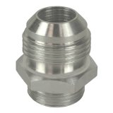 Derale AN Fittings 59010 Fitting, Adapter, to Straight Cut, Straight, Aluminum, Black Anodized, -10 AN, -10 AN, Each thumbnail 2