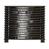 Derale 9000 Series Fin and Plate Transmission Coolers 13751 Fluid Cooler, Transmission, Type, Aluminum, 9.000 in. x 9.000 in. x 1.25 in., -6 AN, Inlet, Outlet thumbnail 1