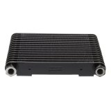 Derale 9000 Series Fin and Plate Transmission Coolers 13751 Fluid Cooler, Transmission, Type, Aluminum, 9.000 in. x 9.000 in. x 1.25 in., -6 AN, Inlet, Outlet thumbnail 2