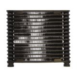 Derale 9000 Series Fin and Plate Transmission Coolers 13751 Fluid Cooler, Transmission, Type, Aluminum, 9.000 in. x 9.000 in. x 1.25 in., -6 AN, Inlet, Outlet thumbnail 4