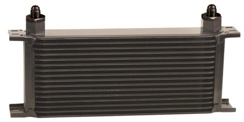 Derale Stacked Plate Fluid Coolers 51606 Cooler, Plate-Type, Aluminum, Black, 16-Row, 6.438 in. x 13 in. x 2 in., Each thumbnail 2