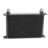 Derale Stacked Plate Fluid Coolers 52508 Cooler, Plate-Type, Aluminum, Black, 25-Row, -8 AN, 9.313 in. x 13 in. x 2 in., Each thumbnail 1