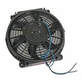 10 Inch 650 CFM Derale Tornado Universal Fan 16620 Fan, Tornado, Electric, Single, cfm, 6 Curved Blades, Plastic, Black, 5.3 amps, in. Diameter, Each thumbnail 1