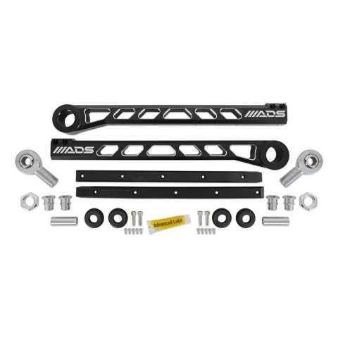 ADS Billet Control Arms 531ADS Arms, Rear Lower, Adjustable, Aluminum, Black Anodized, Ford, Pair thumbnail 1
