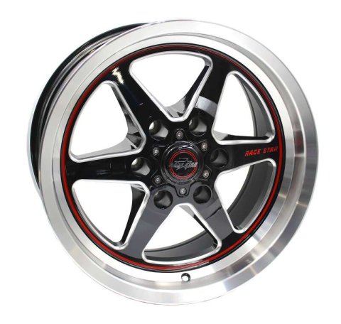 Race Star Industries Wheels 93-795752 BM Wheels, 93 Truck Black/Machined 17x9.5 6x135BC 6.18BS