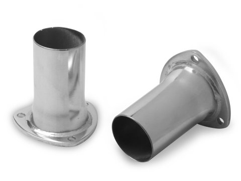 Hooker Reducers with 2.5 Inch Outlet 110401HKR Header Reducers, 3-Bolt Flange, 3.00 in. Inlet, 2.50 in. Outlet, Steel, Ceramic Coated, Pair thumbnail 2