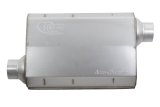Hooker Aero Chamber Steel 2.5 Inch Muffler 21504HKR Muffler, Chamber, 2 1/2 in. Inlet/2 1/2 in. Outlet, Steel, Aluminized, Each thumbnail 1