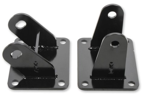 Hooker Blackheart Engine Swap Motor Mount Kits 71221022HKR Mounts, Swap, Block Mount, Bolt-In, Steel, Black Powdercoated, Ford Mustang, LS Swap, AJE K-Member, Pair thumbnail 2