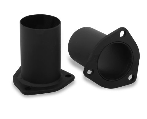Hooker Reducers with 2.5 Inch Outlet 11026HKR Header Reducers, 3-Bolt Flange, 2.50 in. Inlet, 2.50 in. Outlet, Steel, Painted Black, Pair