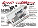 Hooker Aero Chamber Steel 2.5 Inch Muffler 21502HKR Muffler, Chamber, 2 1/2 in. Inlet/2 1/2 in. Outlet, Steel, Aluminized, Each thumbnail 3